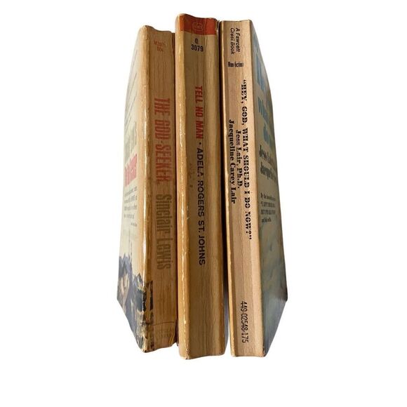 Lot of 3 The God Seeker Tell No Man Paperback Books Religious - Picture 3 of 16